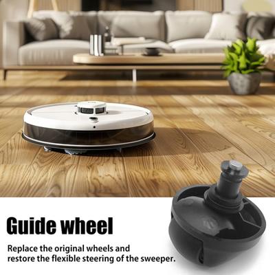 Vacuum Cleaner Front Wheel Spare Parts Snap-On Installation Quiet Operation 360-Degree Rotation Wheel for Dreame L10Pro/L10plus 1T X10 X20 X30
