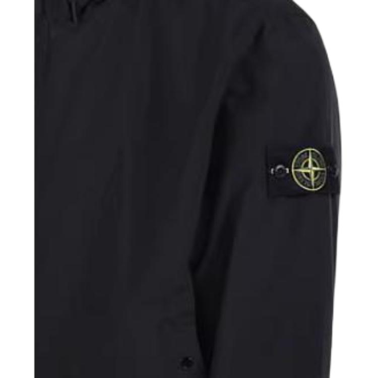 STONE ISLAND Ss26 Solid Color Long Sleeve Hooded Full Zip Jacket Men Jackets L1S154100108S0A27-V0029