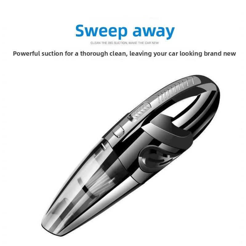 Handheld Car Vacuum Cleaner Rechargeable Wet Dry Pet Hair Remover For Home And Vehicle Cleaning