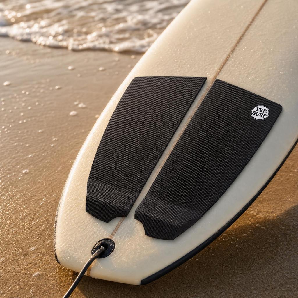 2 Pieces Surfboard Grip Pad Water-Resistant Board Accessory Waterproof
