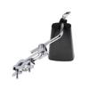 Adjustable Cowbell MountIng Bracket Clamp Holder with Cowbell L-Rod Cowbell Holder Replacement Musical Instrument Parts