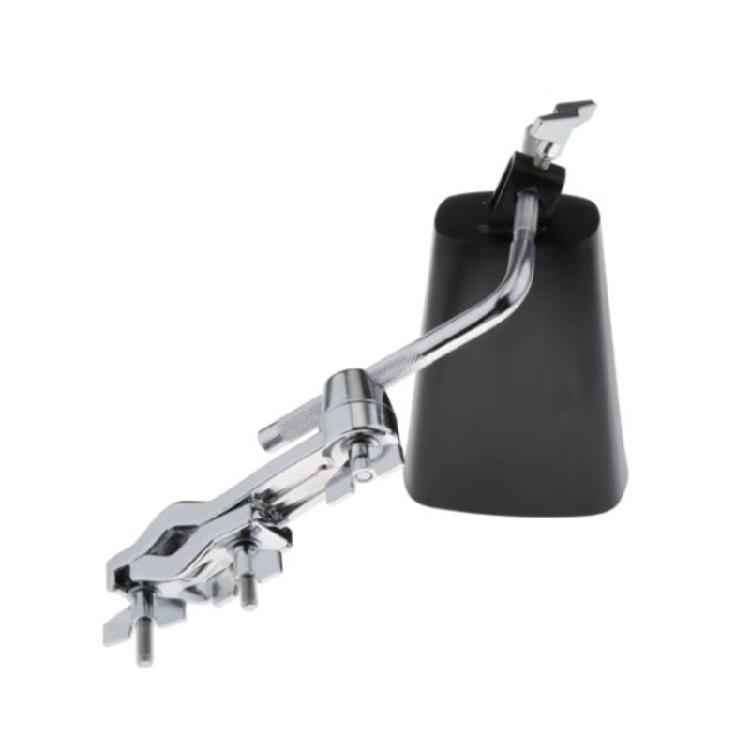 Adjustable Cowbell MountIng Bracket Clamp Holder with Cowbell L-Rod Cowbell Holder Replacement Musical Instrument Parts