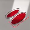 145mm Car Badge Front Grille Rear Trunk Hood Lid Logo Decor Cover Emblem For Ford Focus Mk Fiesta Ranger Mondeo S-MAX Kuga Edge