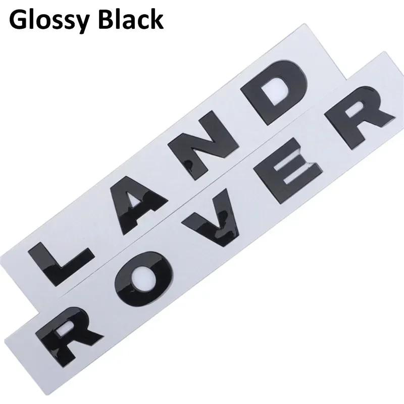 1pcs 3D ABS for Land Rover Car letters Front Hood Emblem Bonnet Sticker Rear tail Trunk Badge Decal Styling auto accessories HY2