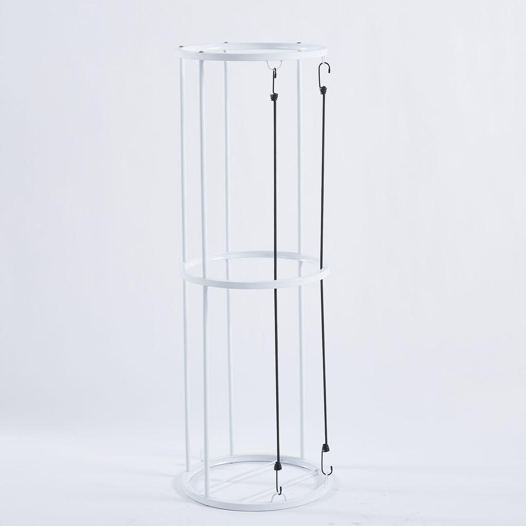 Ball Storage Rack Columnar Vertical Garage Sports Organizer for School