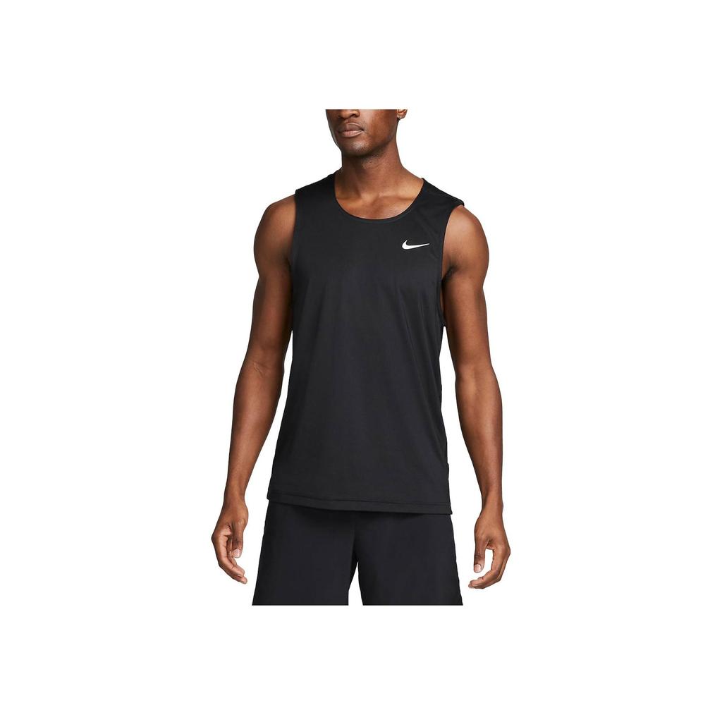Nike Dri-FIT Ready Solid Quick-Dry Training Casual Running Tank Top Men Tops Black DV9814-010