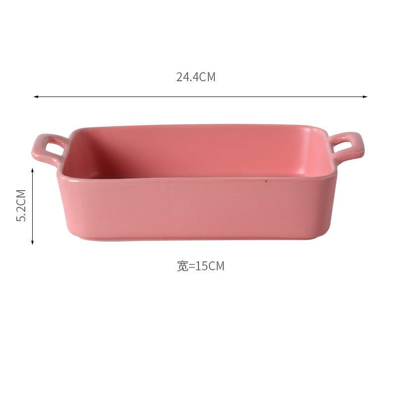 

Чистая красная бинауральная миска для выпечки Чаша для запеченного риса Чаша для десерта Чаша для фруктового салата Круглая глубокая тарелка Бытовая миска для лапши быстрого приготовления B