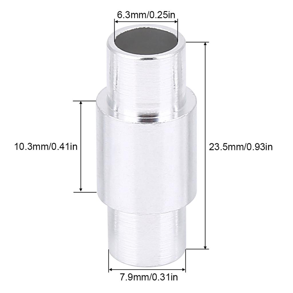 10pcs Aluminum Alloy 6mm Axles Roller Skate Shoes Bearing Spacer Slalom Skateboard Longboard Wheels Bearing Bushing Sleeve