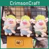 Adorable Cartoon Green Plush Pig Keychain Miniature Soft Stuffed Toy For Bags