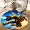 1pc Bumblebee5 Design Printed Area Round Carpet for Bedroom Living Room Home Decor Rugs Mat Non Slip Mat Rug for Bedside