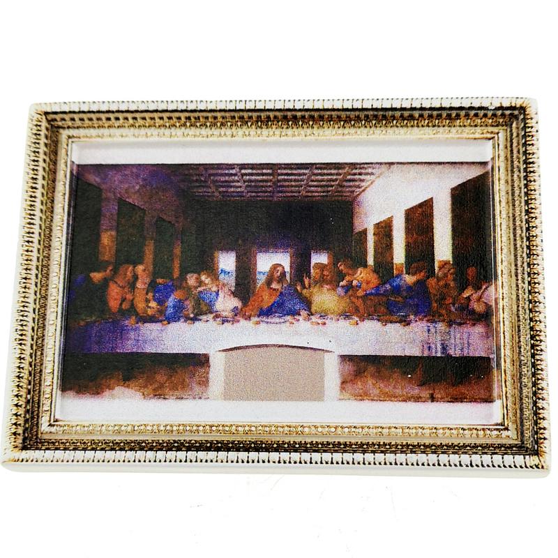 Leonardo da Vinci' Paintings Fridge Magnets The Last Supper Mona Lisa Magnetic Stickers for Message Board Wonderful Home Decor