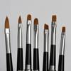 10-Piece Nail Art Brush Set: Hand-Painting, Flower Design, Liner, Carving, Gel Polish, Fan, Full Salon Tool Kit