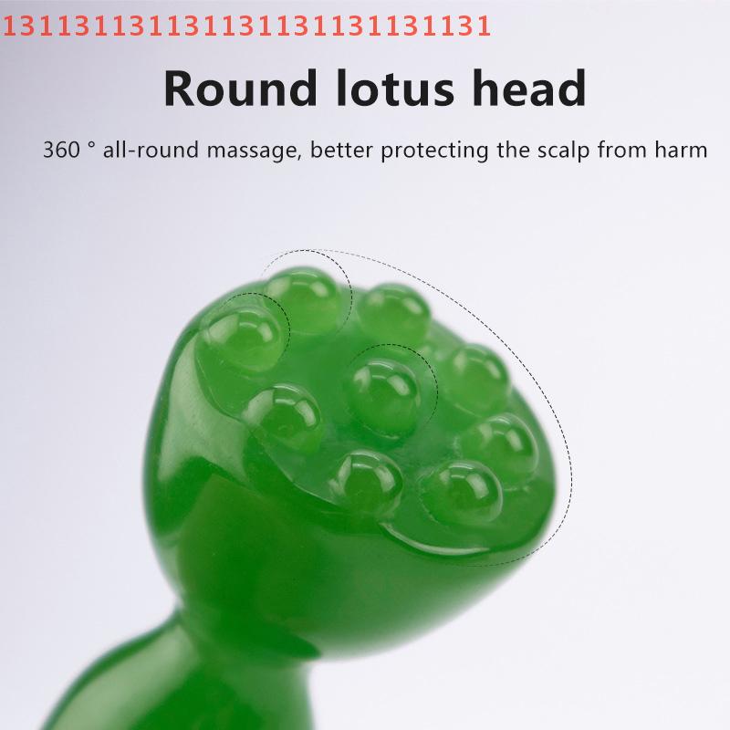 Lotus Seedpod Shape Gua Sha Face Massager Stick - Facial Lifting Skin Care Tool for Eyes Acupoint Pen Beauty Care