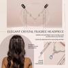 Vintage Bridal Forehead Chain With Tassels For Women Alloy Hair Accessories