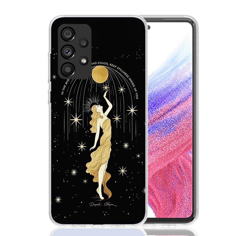 Witches Moon Tarot Mystery Totem Phone Case For Samsung Galaxy A13 A14 A15 A16 A53 A54 A55 A56 A33 A34 A35 A36 A23 A24 A25 A26 A