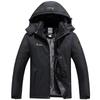 Men's Winter Windproof Fleece-Lined Cotton Jacket - Thickened Outerwear for Outdoor Cold-Weather Protection