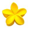 Matte Flower Hair Claw: Five-Petal Clip for Updo & Ponytail