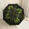 1PC Floral Pattern Umbrella-8-Rib Reinforced Portable Folding Travel Suitable for All Seasons Outdoor Daily Use Is an Ideal Choice  -K0342