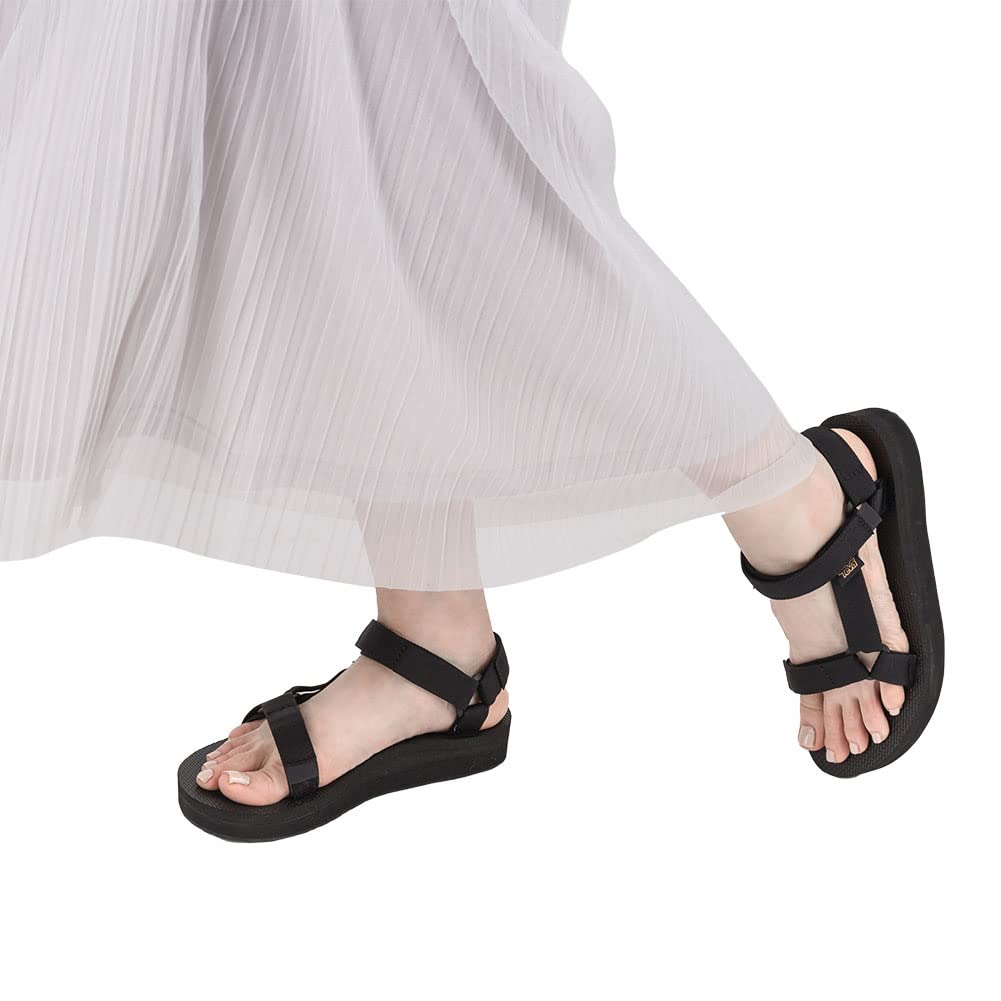 Sandals Midform Universal Black US7 24cm Sports Sandals Shoes Outdoor [Teva] Women's 1090969-BLK / [Used]