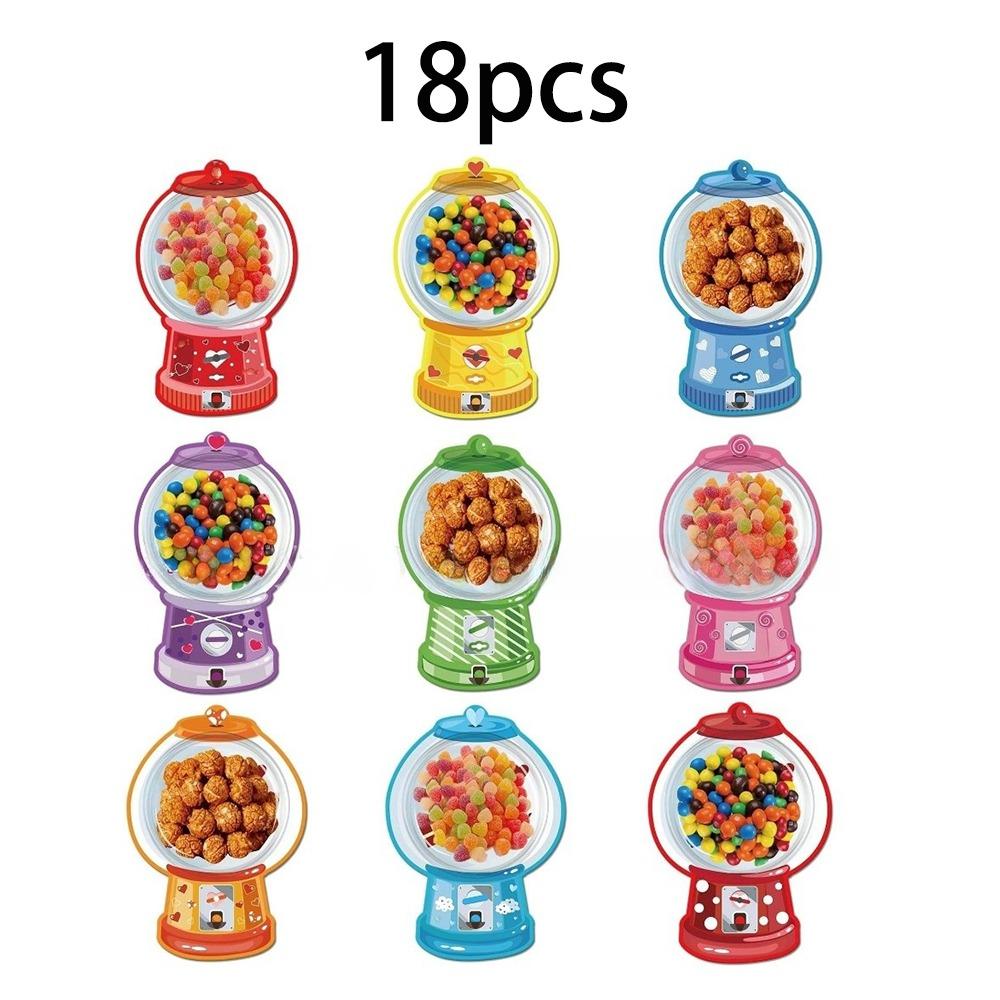 18/36 шт. Прозорі картки-диспенсери для цукерок DIY Пакети для цукерок Пластикові куполи Тримач для ласощів Обмін виробами Подарунок