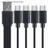 Fast Charging, Multi USB-C Splitter Cable, 4 in 1 for Laptops, Tablets, Huawei PC