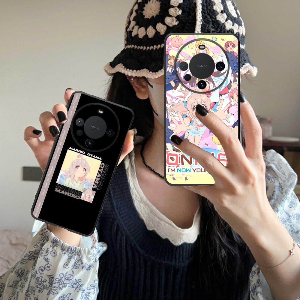 Anime Mahiro Oyama Onimai Handyhülle für Huawei Mate 60 50 40 30 20 10 Pro Plus Lite E 5G Bunte Druckabdeckung Hübsch Luxuriös