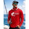 Quick-Dry Long Sleeve Fishing Shirt With Hood UV Protection Outdoor Sport Top Men Women