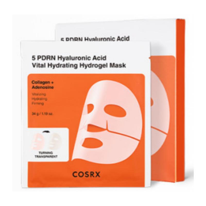 

COSRX 5PDRN Hyaluronic Acid Vital Hydrogel Mask (6 Sheets)