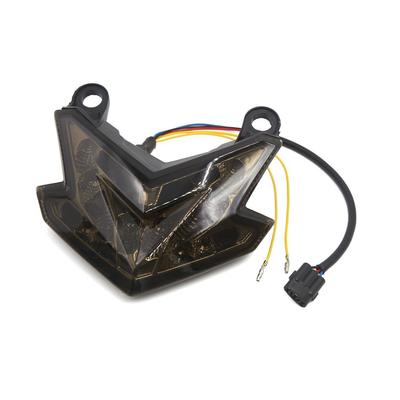 TAWSK Motorcycle LED Built-in Brake Tail Light Turn Signal Smoke Lens Stop Rear Light Kawasaki Z125 Z800 ZX6R 636 13-14