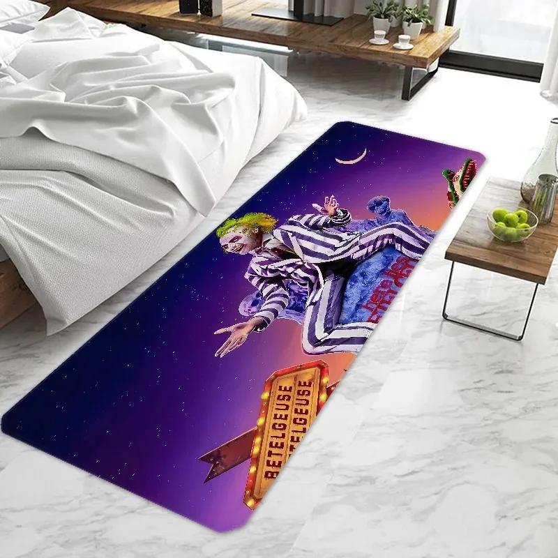 Tim Burton B-Beetlejuices Door Mat Entrance Doormat Non-slip Washable Kitchen Carpet Living Room Hallway Rugs Door Mats Bathroom