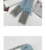Korean Cute Fluffy Bow Knit Scarf - Women's Winter Neck Warmer