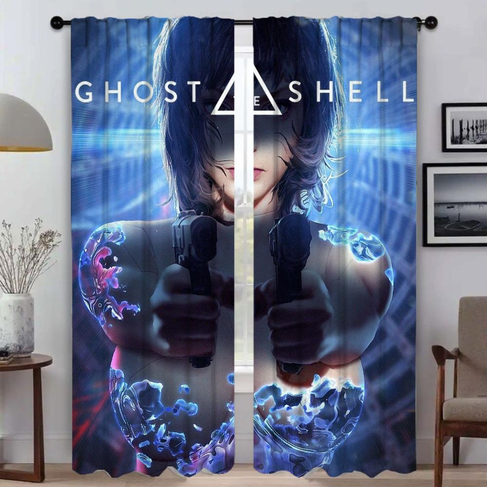 Cybernetic Robots Elegant Room Curtains for Living Room Window Curtain Shades Partition Tulle for Bedroom Home Interior Curtains