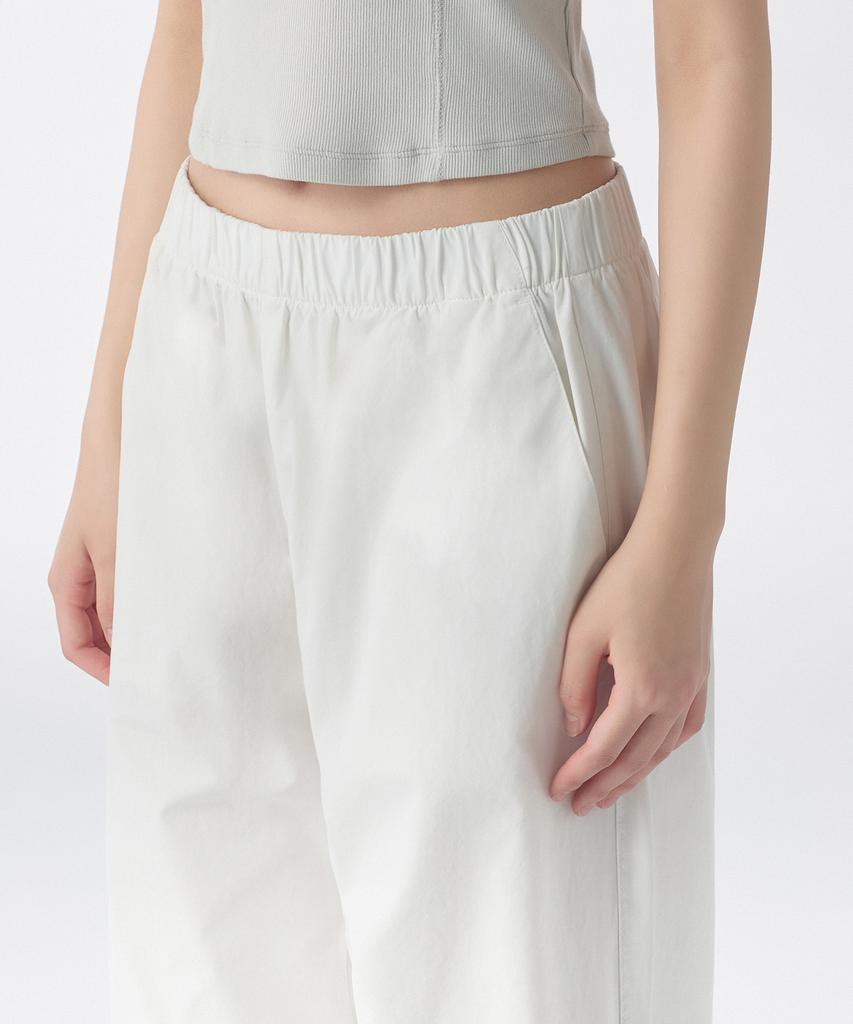 MUSINSA STANDARD WOMAN Women'S Wrap Skirt Parachute Pants [White]