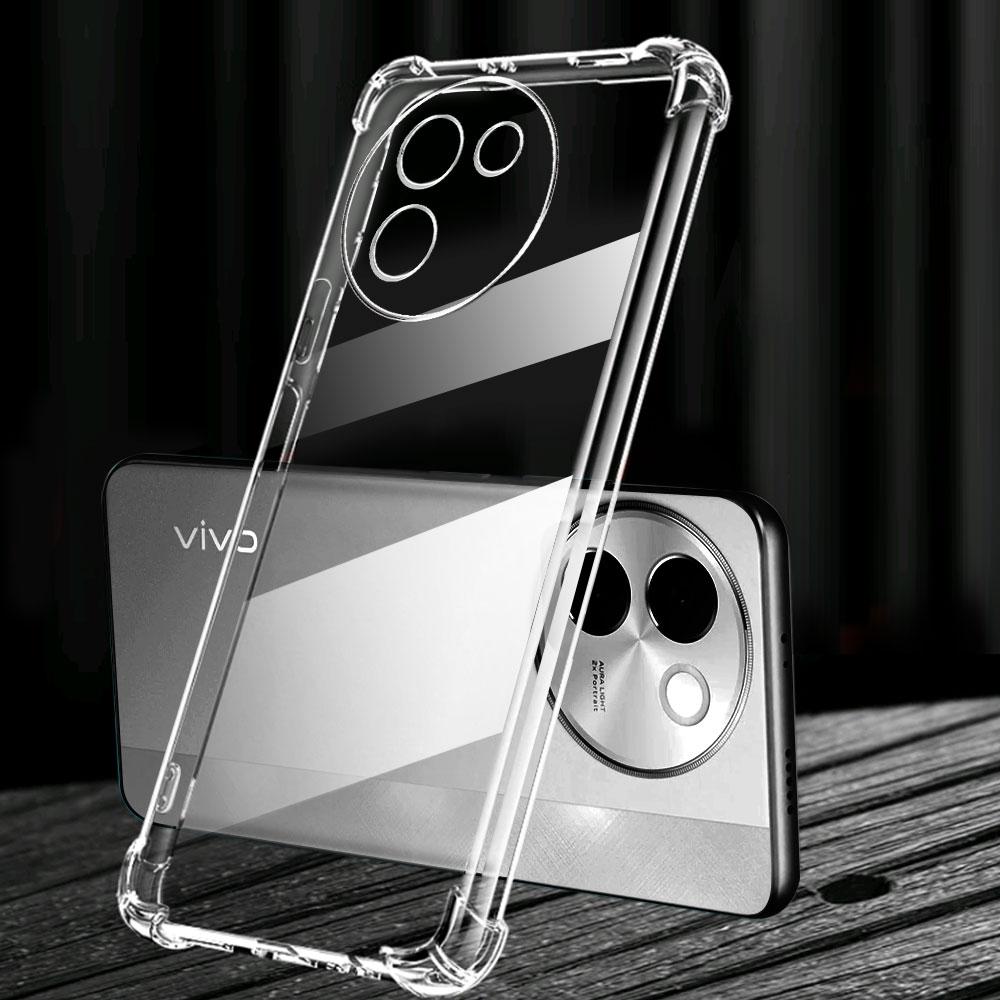 

Phone Case For Vivo V30 Lite 4G V30 Pro Case Clear Soft Silicone Shockproof Airbag Bumper For Vivo V30 SE V30E Back Cover Fundas Vivo V30 Lite 4G