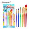 Set di 6 pennelli per pittura in nylon cross-border con gesso ad acqua e materiali artistici fai da te