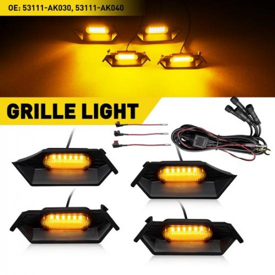 LED Grill Lights For 2024 2025 Toyota Tacoma TR D Sport/Off-Road Accessories