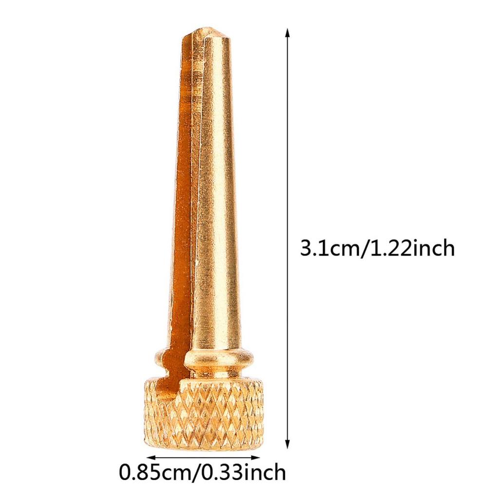 6-Pack Guitar Tuning Pegs Acoustic Guitar Brass Tuning Pegs Pineapple-Head Pure Copper Tuning Pegs Guitar Saddle