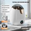 Mini Semi Automatic Single Tub Washing Machine with Top Transparent Window 5kg Capacity Household Use Metal & Plastic