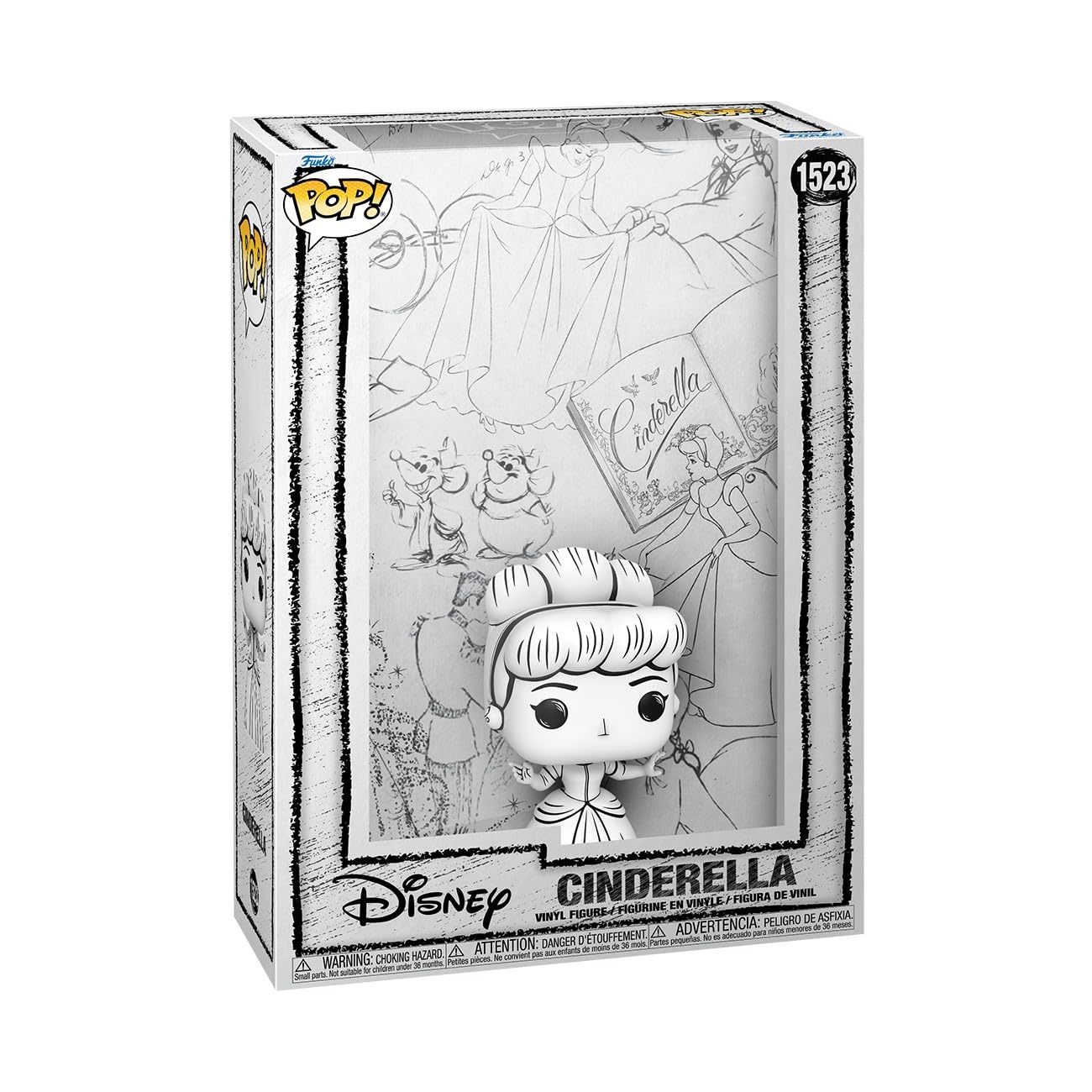 

Обложка комикса Disney Sketched CINDERELLA Funko с футляром Disney Sketched CINDERELLA Funko POP!