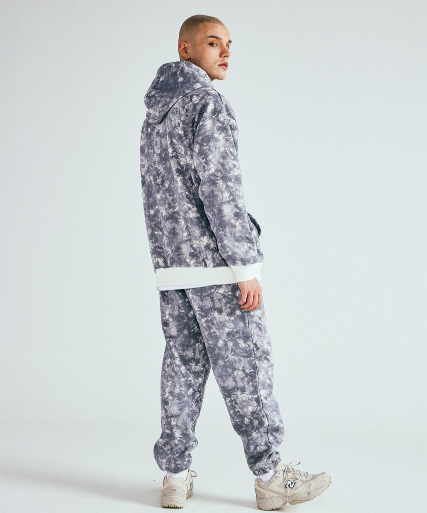 Kinetikeullo Stone Grey Water-Dyed Jogger Pants