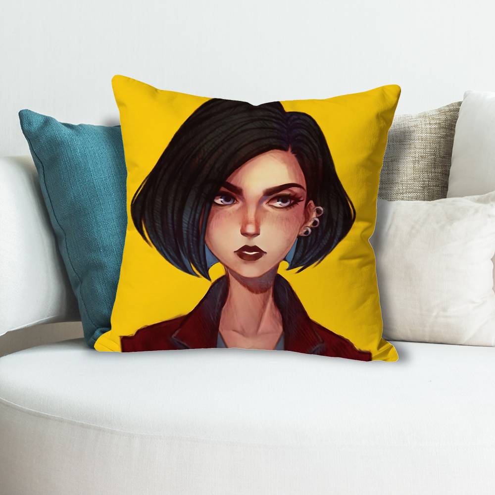 DDaria Pillow Cases for Bedroom Living Room Sofa Home Decor Polyester Cushion Cover with Zipper