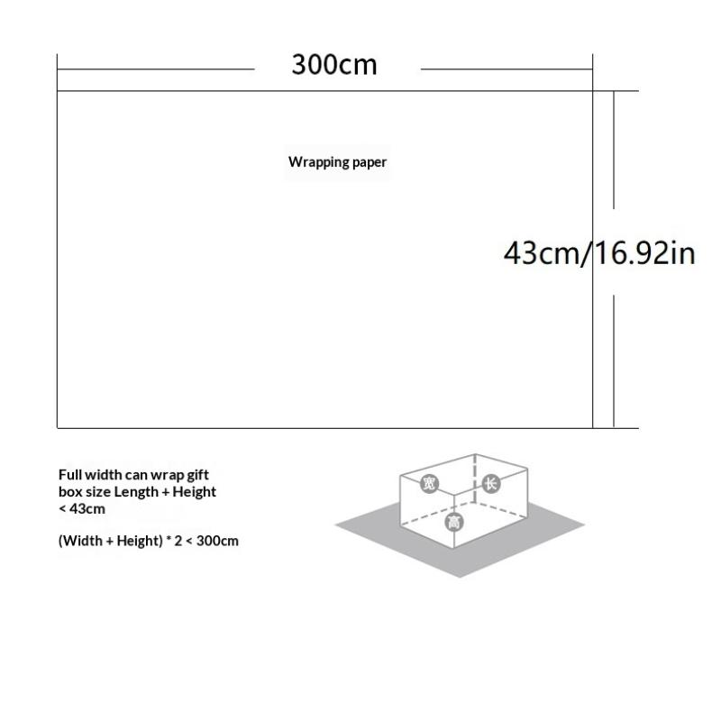 43X300Cm Χρόνια Πολλά Ημέρα του Αγίου Βαλεντίνου Χαρτί Περιτυλίγματος Δώρου Ρετρό Κίτρινο Χαρτί Kraft Πολύχρωμο Μεταλλικό Χαρτί Περιτυλίγματος