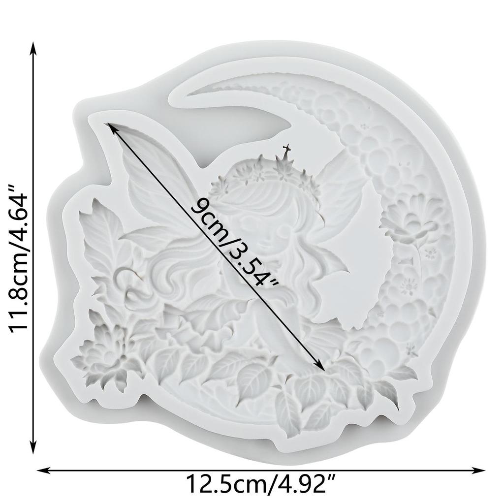 Butterfly Fairy Silicone Molds Flower Fairy Fondant Mold Cake Decorating Tools Cupcake Topper Candy Resin Clay Chocolate Gumpaste Mold