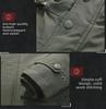 Men's Winter Multi-Pocket Cotton Coat - Thickened, Loose, Cold-Resistant, Casual Style 8186
