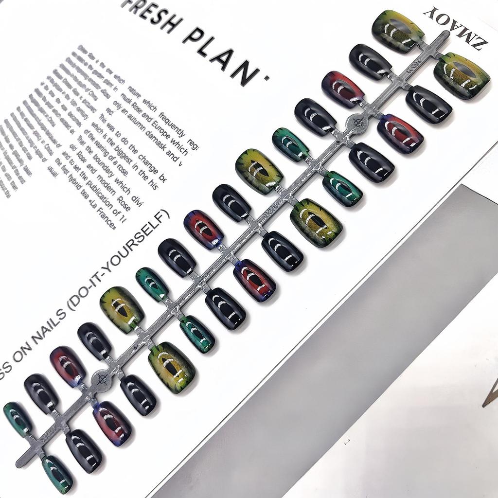 Cartoon Multi-Pattern High-Quality Wearable Nail Tips for Professional & Commute Style Manicure