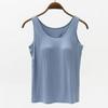 Sommer Damen Modal Camisole Dessous Top Große Größe Mehrere Farben Breite Schulterträger Fünf-Finger-Cup Brustpolster