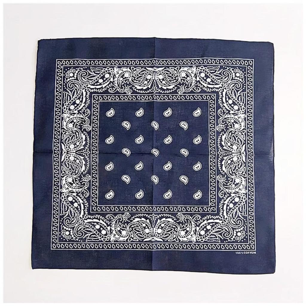 kakatrend Bandana Paisley Cotton 100% Adult Navy Unisex 55cm x 55cm