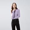 Qiusbiyiren Women's Mock Neck Thin Knit Sweater