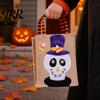 Biodegradable Halloween Bags Trick or Treat Bags, Kids Candy Non Woven Pumpkin Ghost Bat Tote, Reusable Goodie Spooky Party Favor Gift