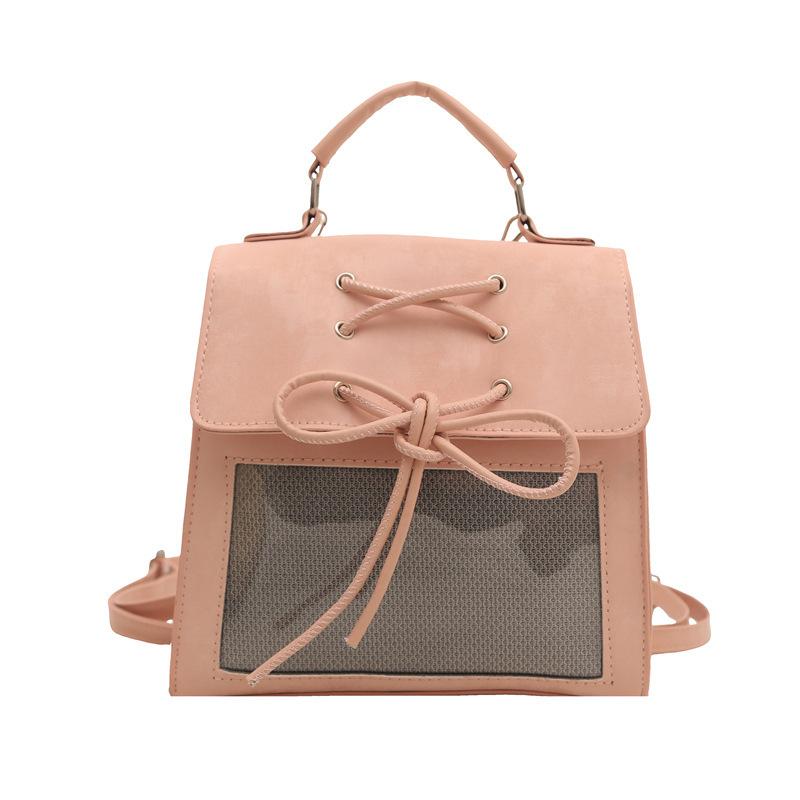 Schoolbag1011 Fashion New Trend Versatile Japanese Fresh Pain Bag Simple Texture Portable Backpack Bag Women
